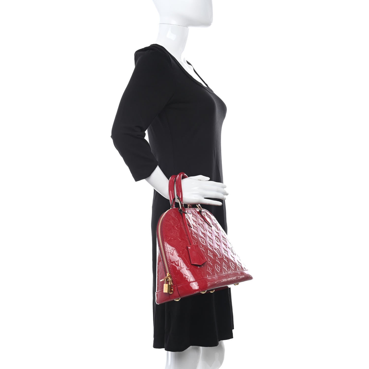 Louis Vuitton Vernis Alma PM Rose Indien 2 of 8