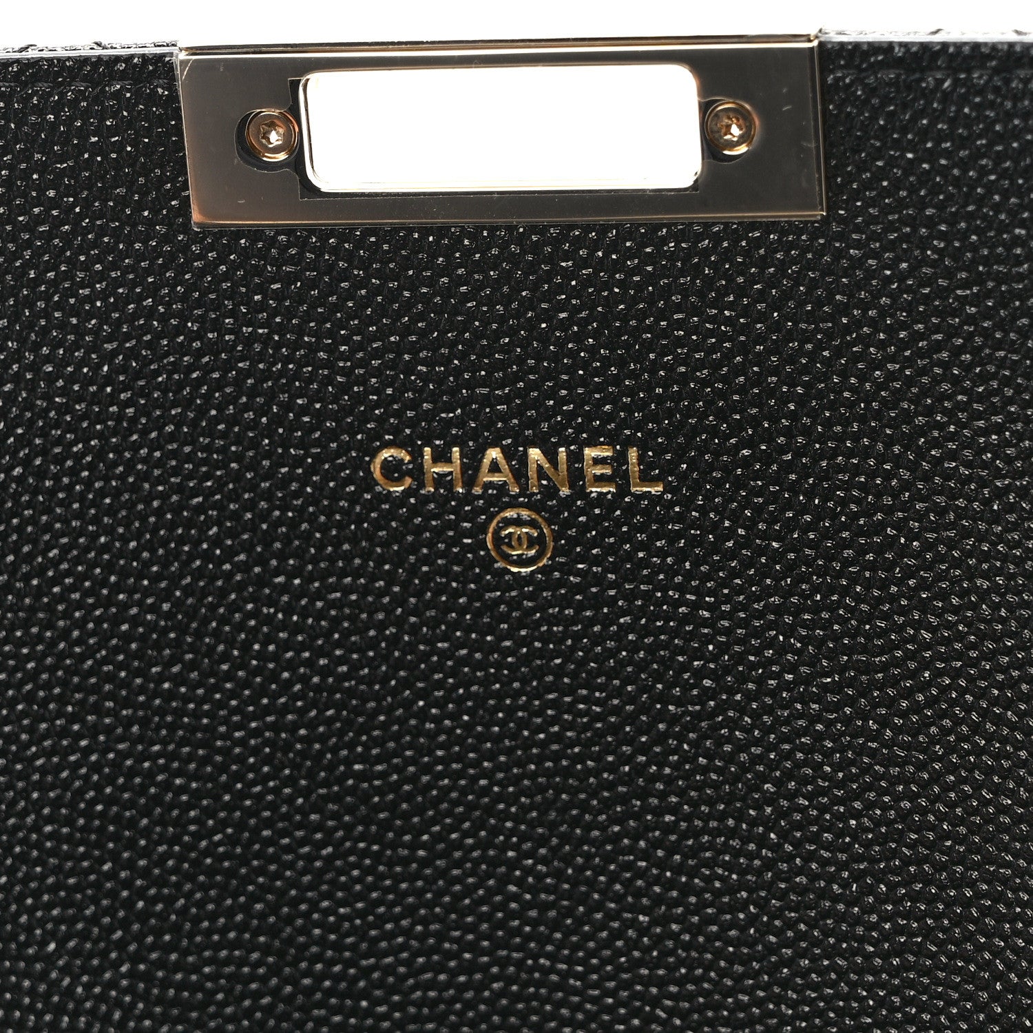 Chanel Caviar Quilted Medium Golden Class Pouch Black 6 of 9
