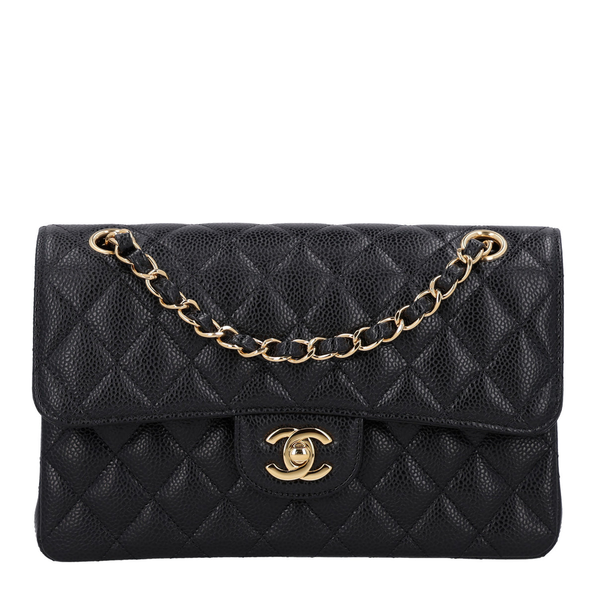 Chanel Caviar Quilted Small Double Flap Black 1 of 11