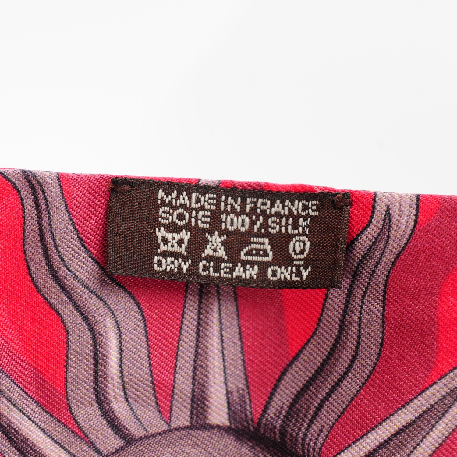 Hermes Silk Astrologie Twilly Rouge Grey Vert 5 of 6