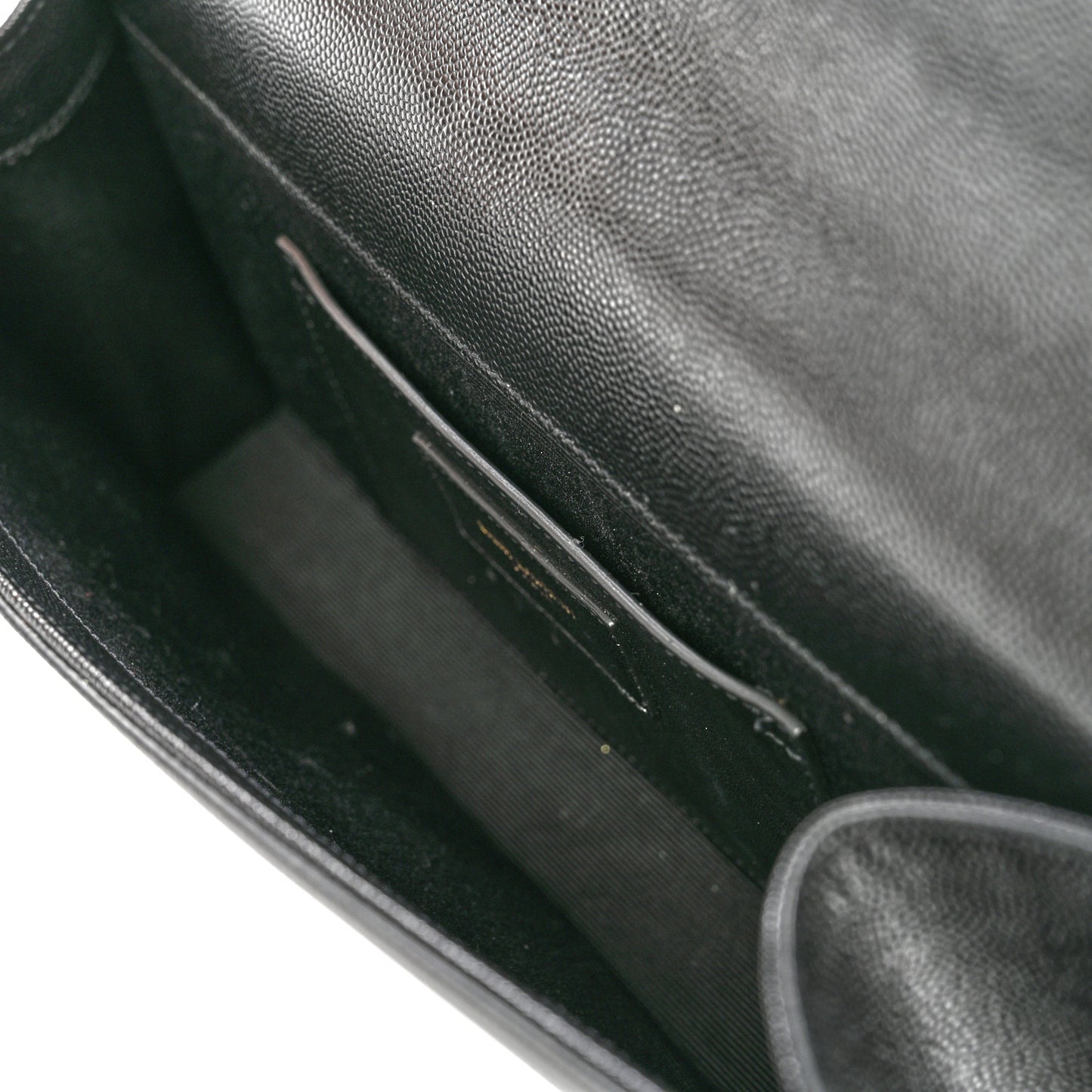 Grain De Poudre Monogram Cassandre Clutch Black