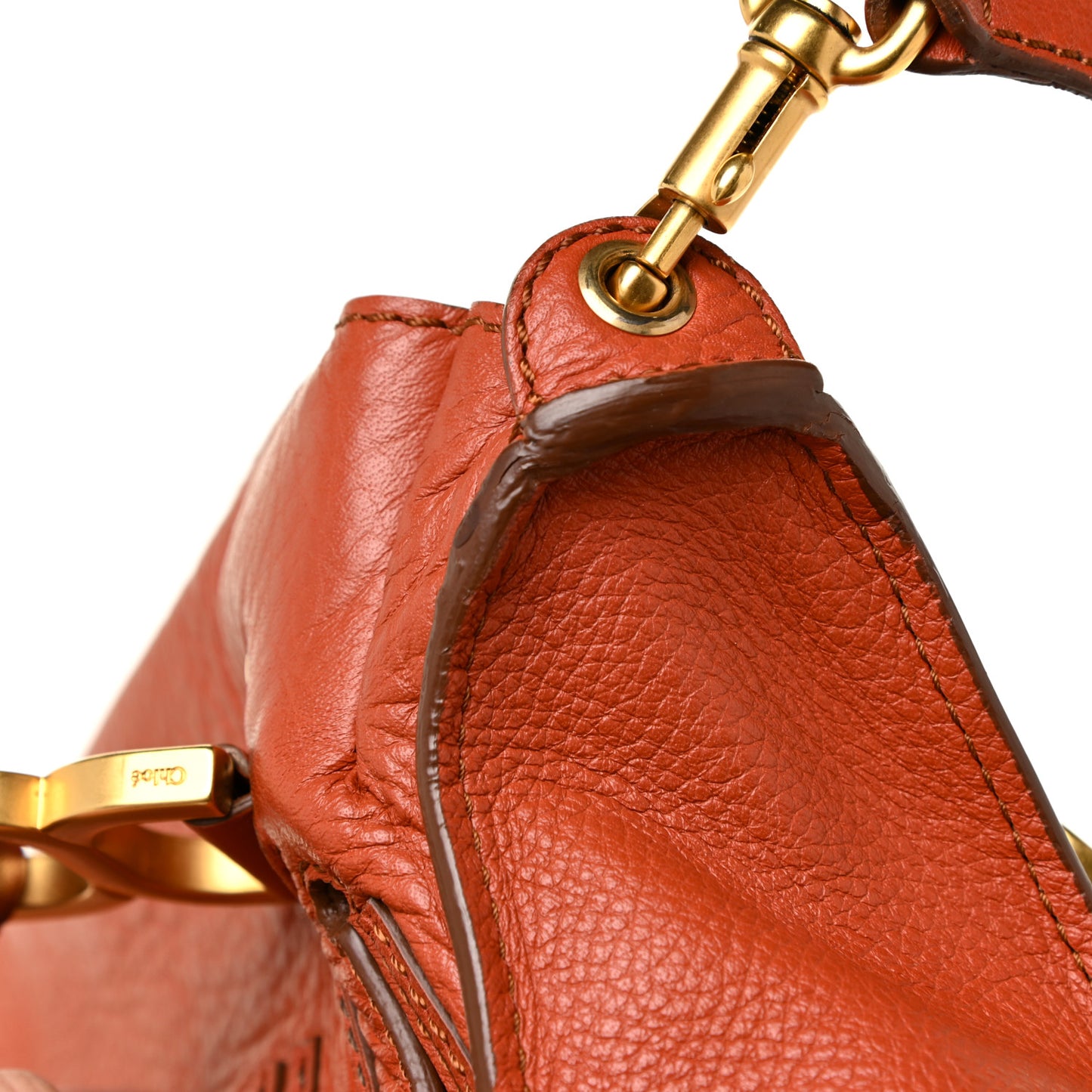 Calfskin Small Marcie Satchel Maple Leaf