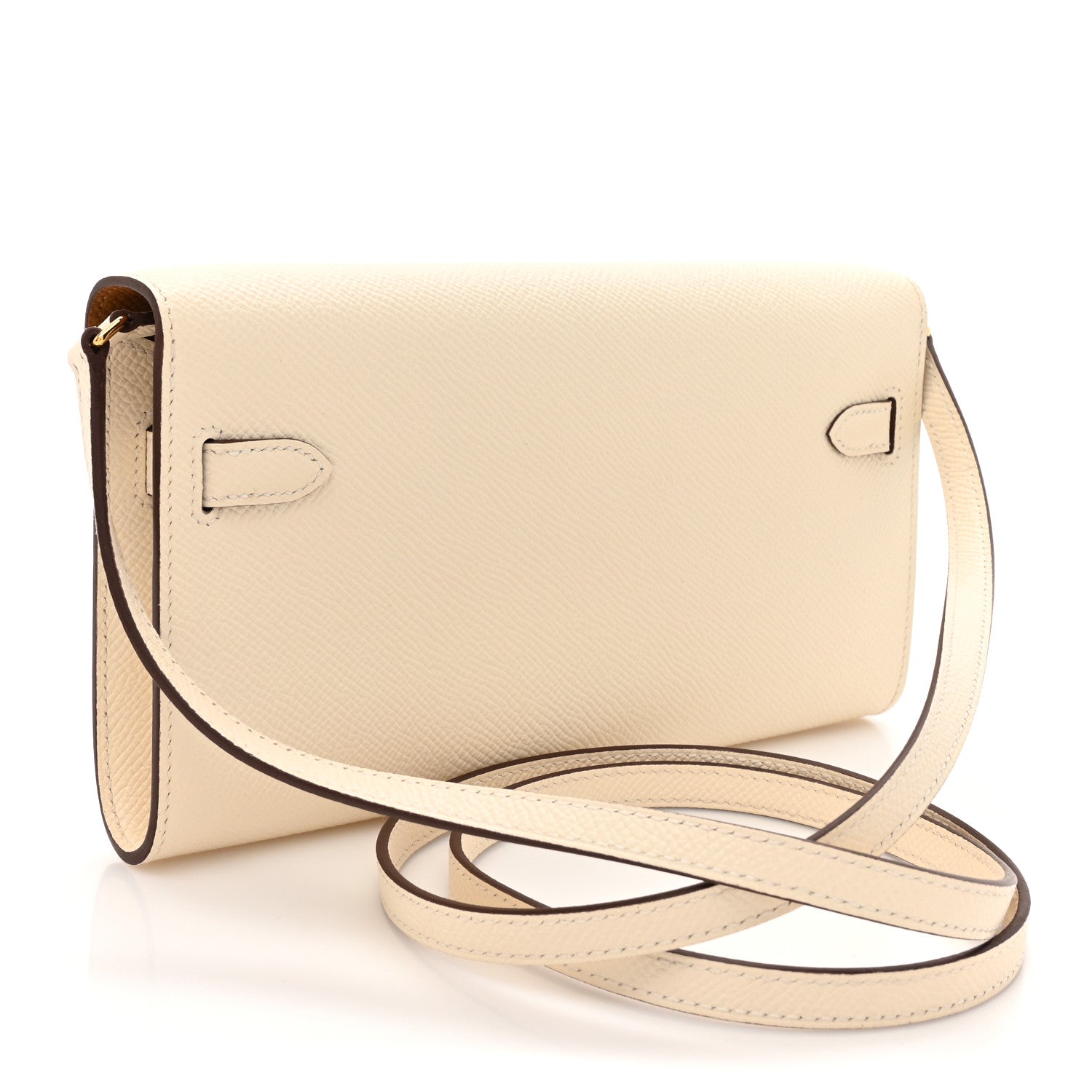 Hermes Epsom Verso Kelly Wallet To Go Nata Sesame 3 of 11