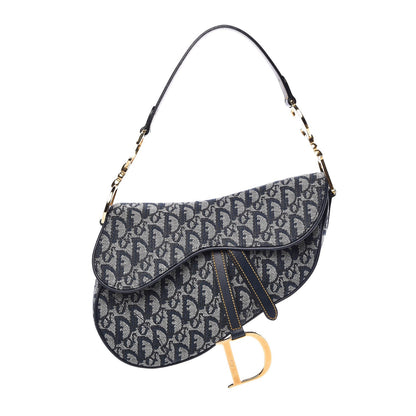 Christian Dior Monogram Saddle Bag Blue 1 of 7