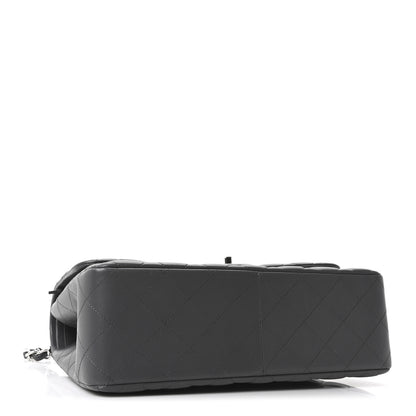 Chanel Lambskin Quilted Jumbo Double Flap Dark Grey 4 of 11