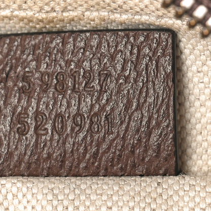 Gucci GG Supreme Monogram Web Mini Ophidia Messenger Brown 7 of 9