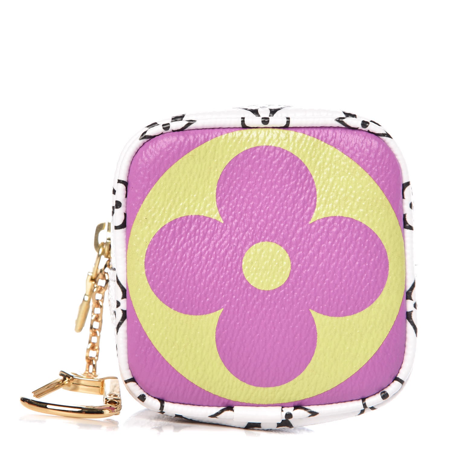 Louis Vuitton Monogram Giant Cube Coin Purse Pink 1 of 8