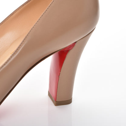 Christian Louboutin Nappa Viva 85 Pumps 39.5 Nude 8 of 9