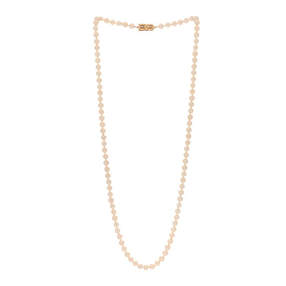 Mikimoto 18K Yellow Gold Akoya Cultured Pearl 5-6mm Strand Necklace 3 of 6