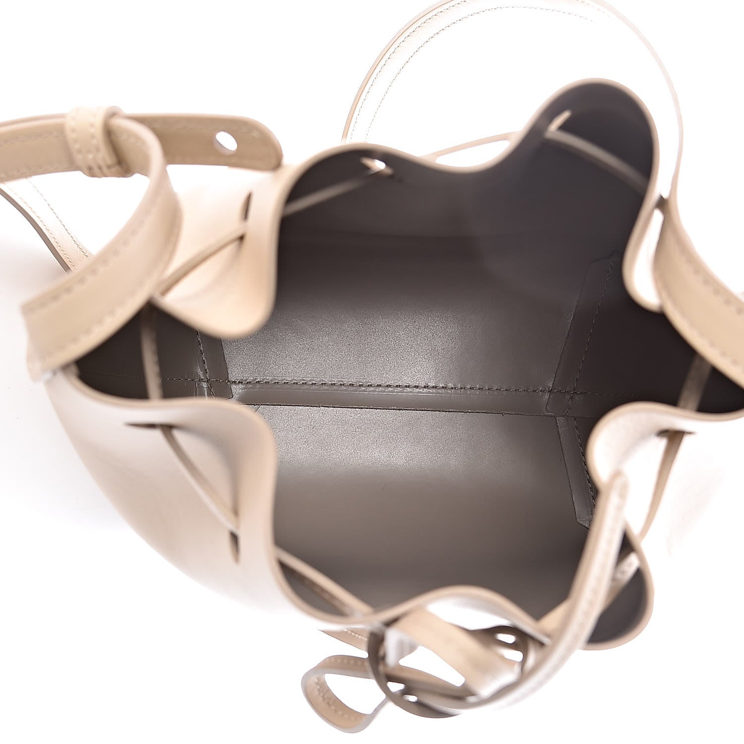 Mansur Gavriel Calfskin Mini Bucket Bag Sand 5 of 12
