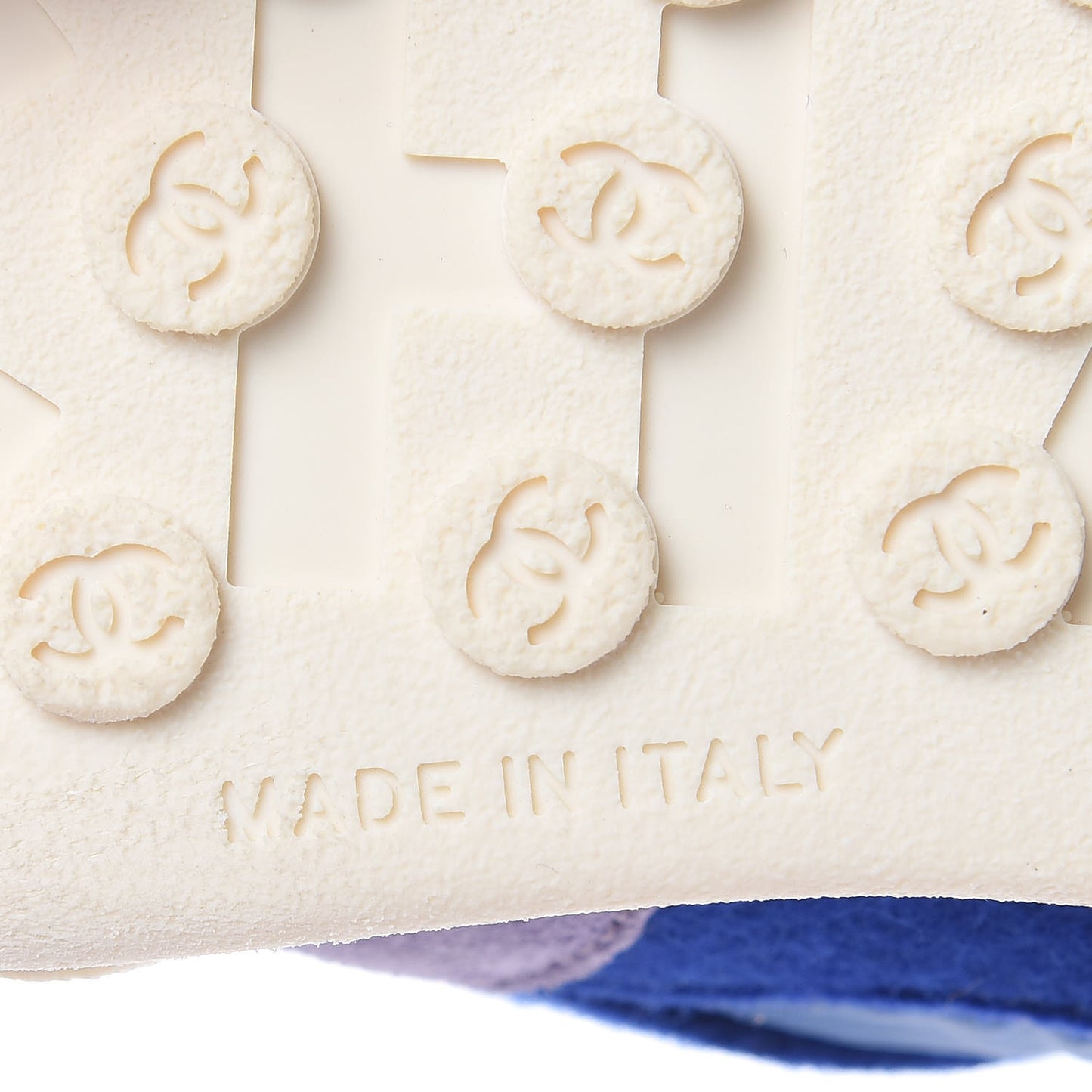 Wool Nylon Lambskin Suede Calfskin Womens Logo Sneakers 38 Blue Coral