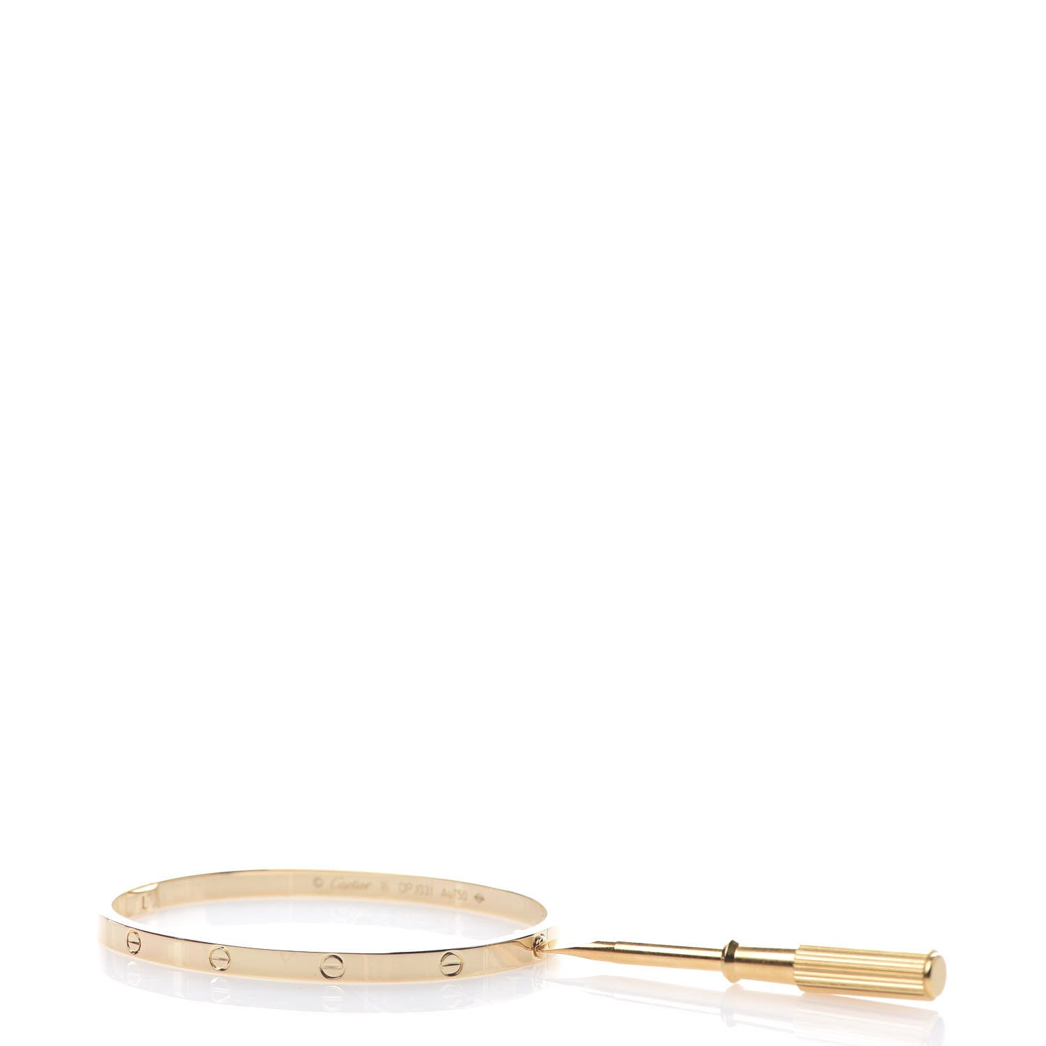 Cartier 18K Yellow Gold Small LOVE Bracelet 16 4 of 5