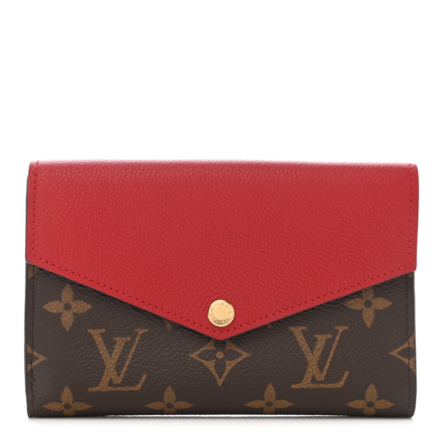 Monogram Pallas Compact Wallet Cherry