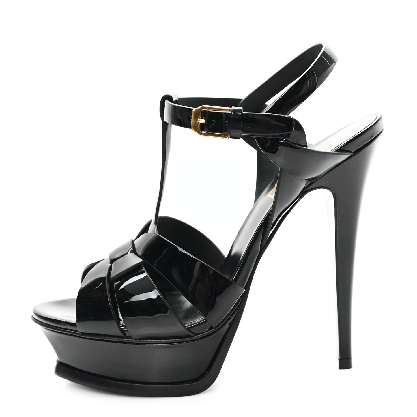 Patent Tribute 105 Platform Sandals 37 Black