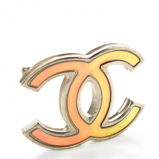Chanel Iridescent CC Brooch Gold 4 of 7