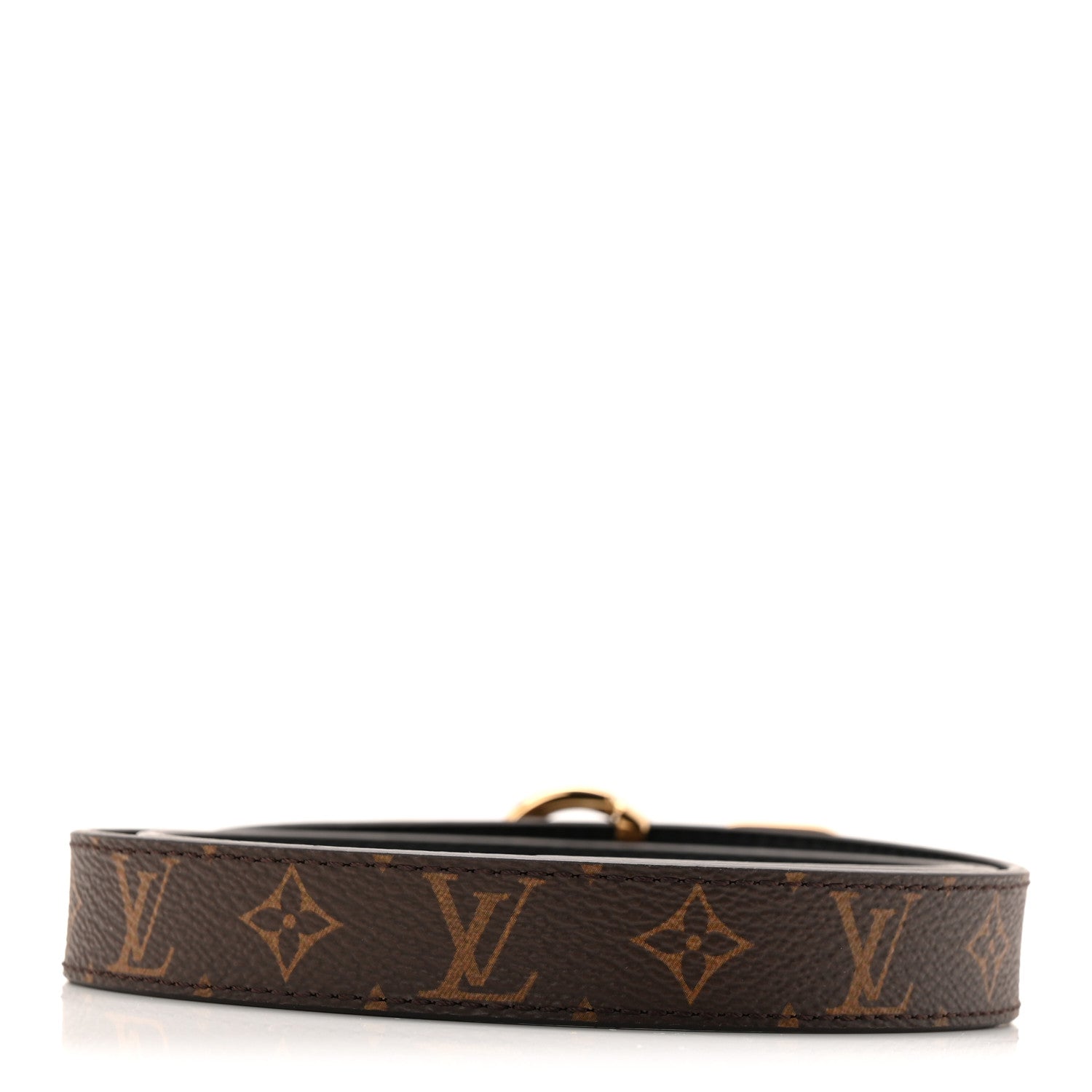Louis Vuitton Monogram 20MM LV Circle Prime Reversible Belt 80 32