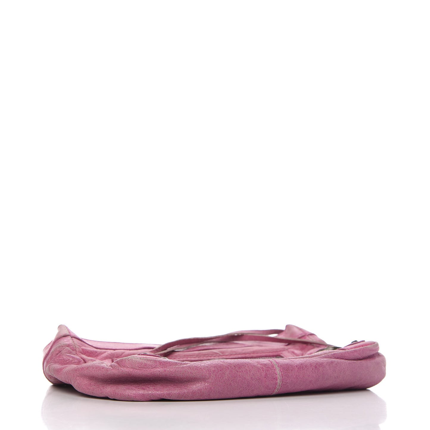 Chevre Classic Hardware Porte Toilette Makeup Clutch Magenta