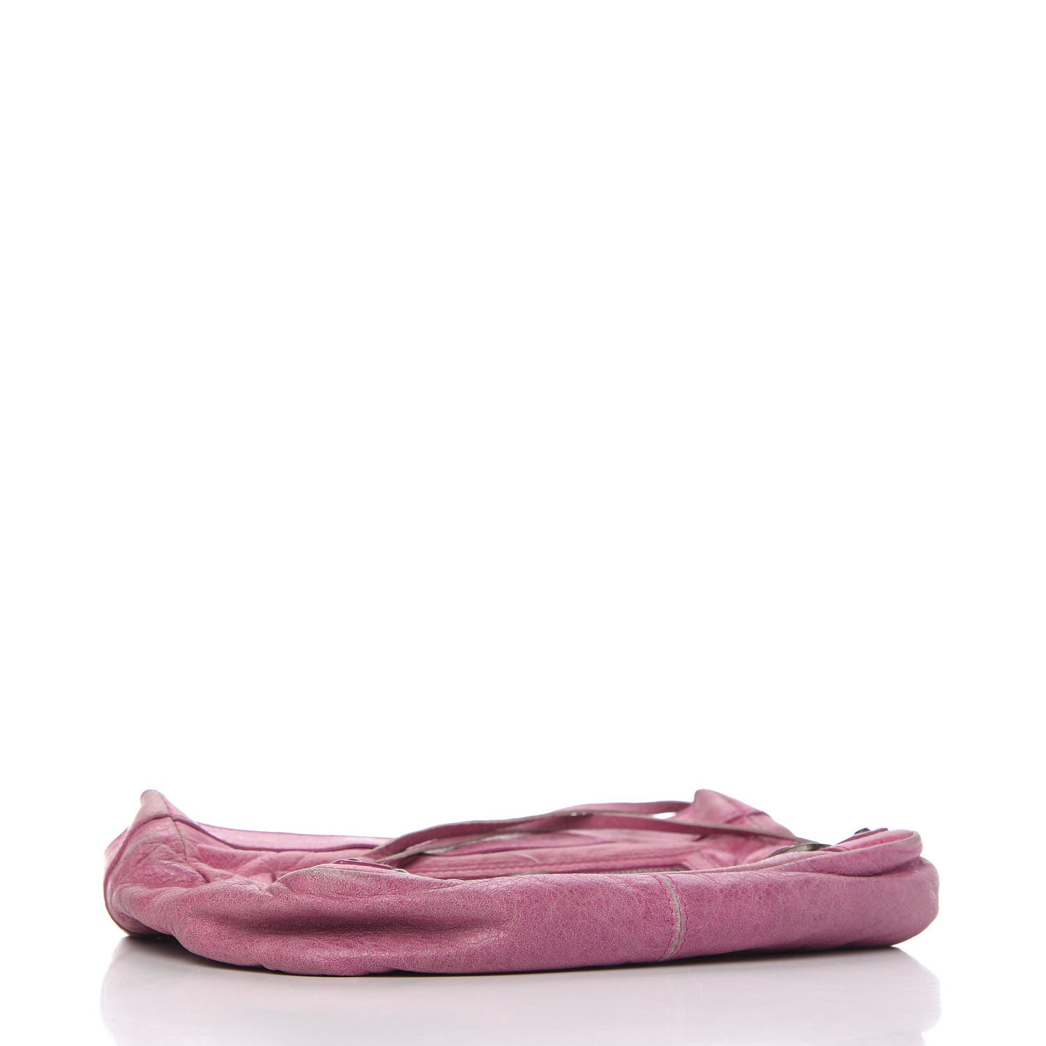 Balenciaga Chevre Classic Hardware Porte Toilette Makeup Clutch Magenta 4 of 10