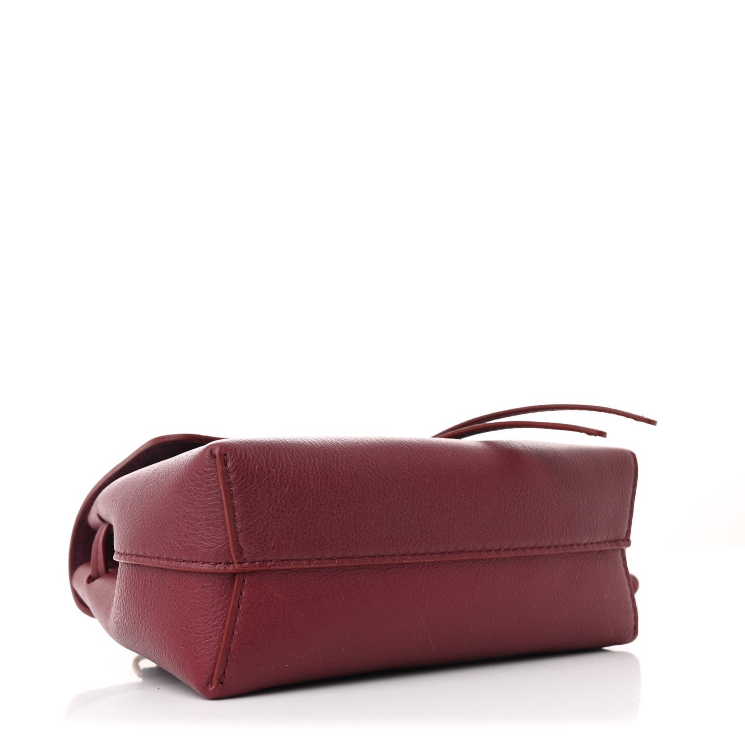 Mansur Gavriel Calfskin Mini Soft Lady Bag Claret 4 of 9