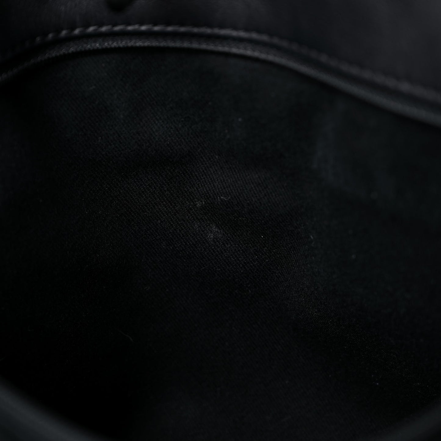 Sheepskin Quilted Chain Handle Large Shopping Tote Black