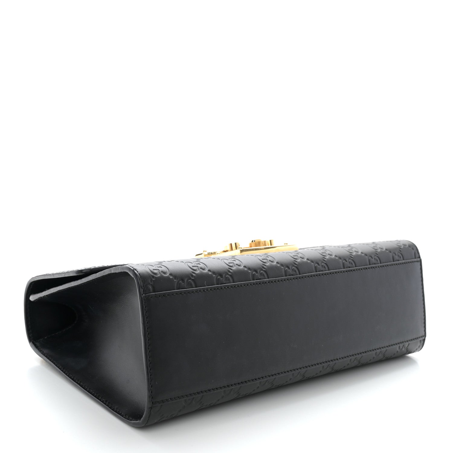 Gucci Guccissima Medium Padlock Shoulder Bag Black 4 of 12