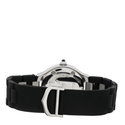 Cartier Stainless Steel Rubber 37mm Must de 21 Autoscaph Automatic Watch Black 4 of 5