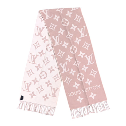 Louis Vuitton Wool Monogram Daily LV Scarf Beige Rose 2 of 3