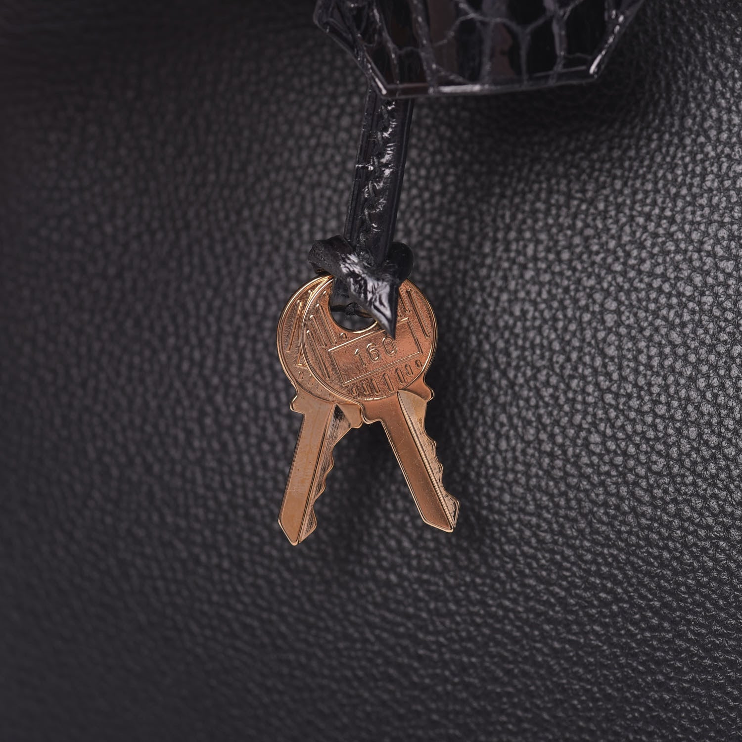 Hermes Taurillon Novillo Shiny Niloticus Crocodile Birkin Touch 25 Black 35 of 42