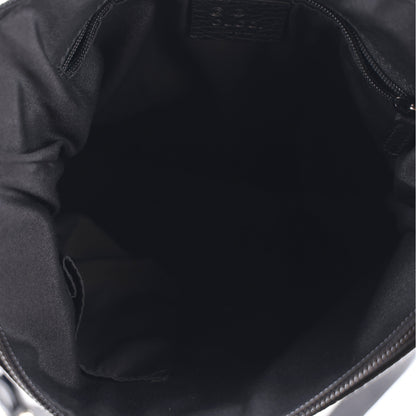 Gucci Guccissima Suede Crossbody Bag Black 5 of 10