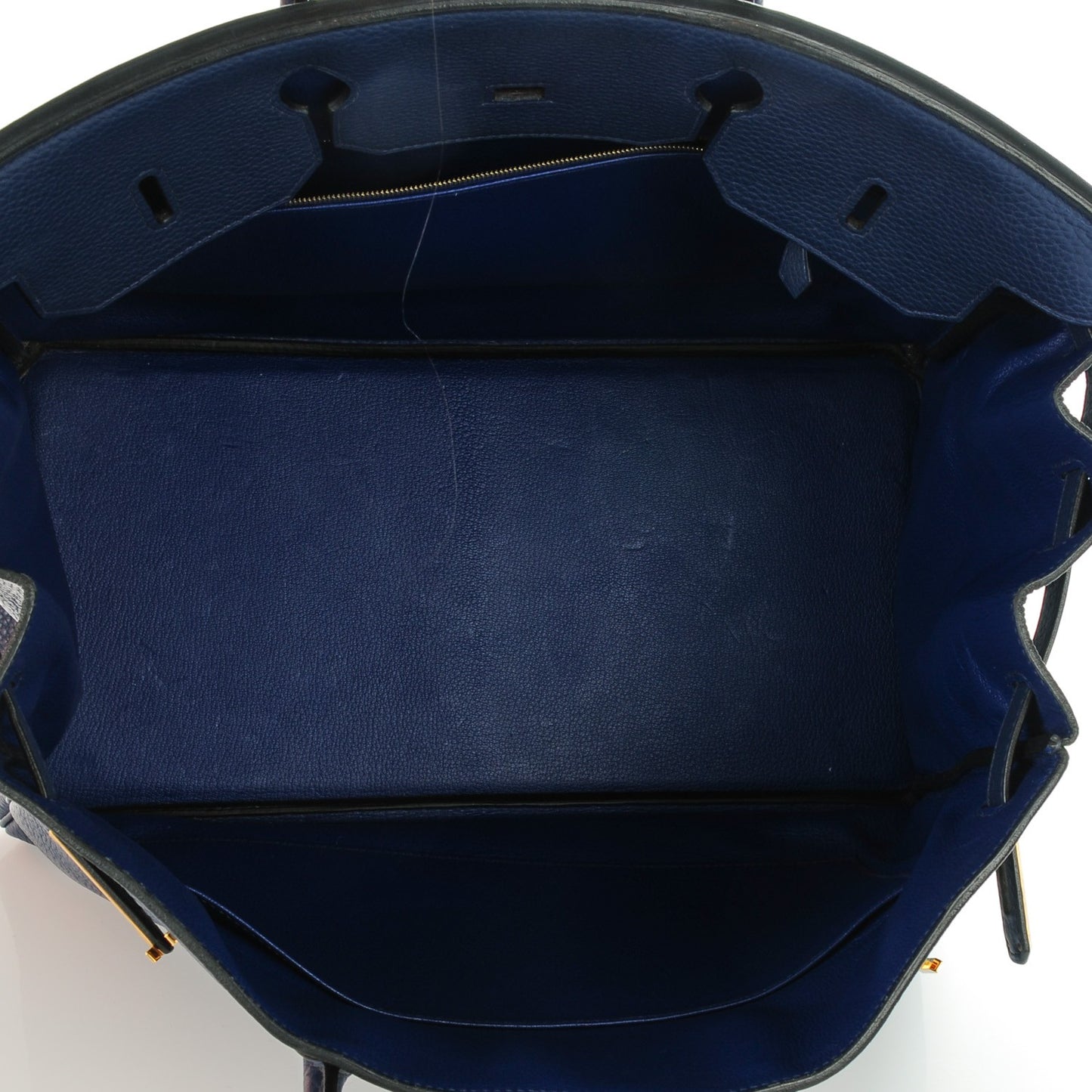 Taurillon Clemence Birkin 40 Bleu Saphir