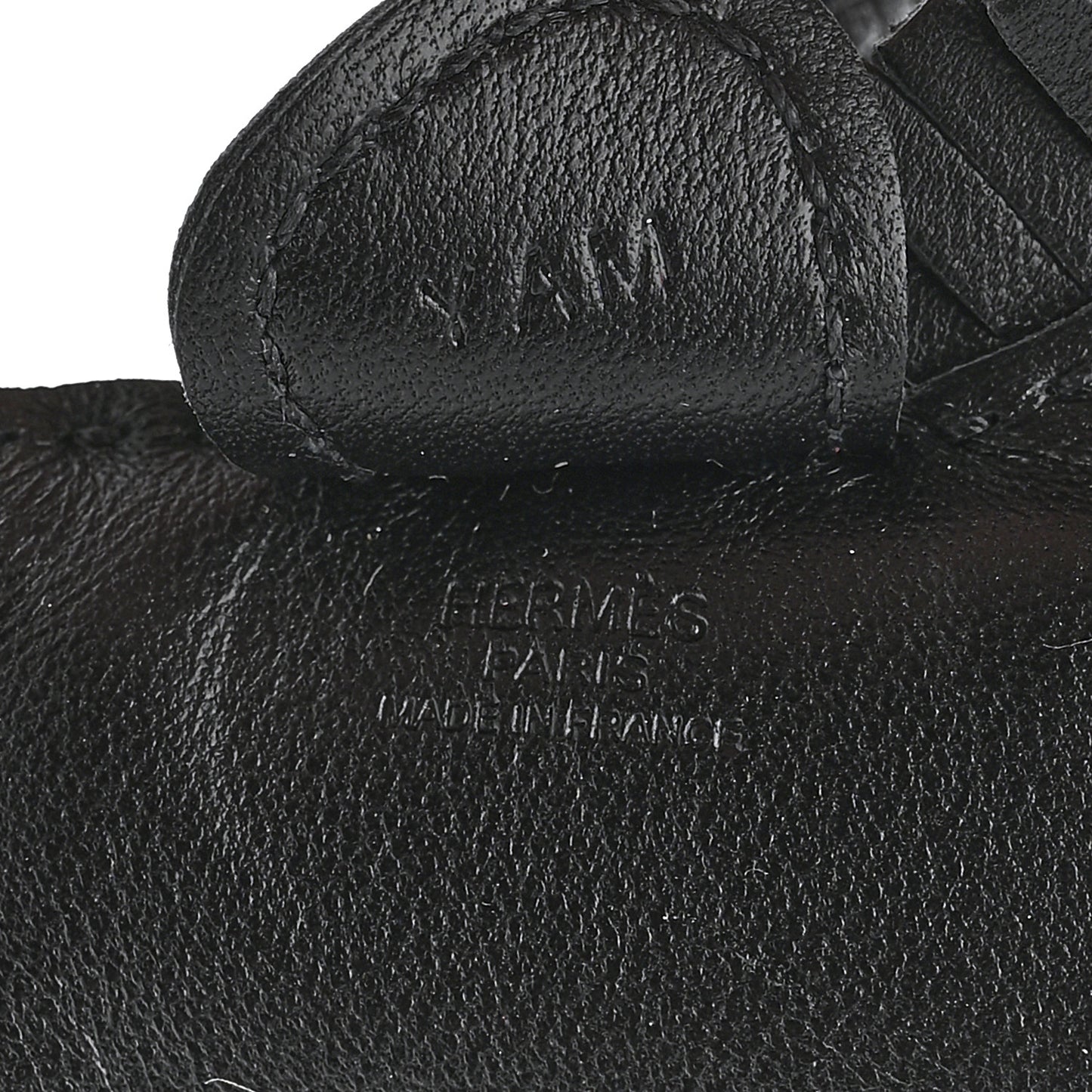 Milo Lambskin Grigri Rodeo Horse Bag Charm PM So Black