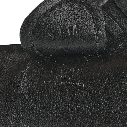 Hermes Milo Lambskin Grigri Rodeo Horse Bag Charm PM So Black 3 of 4