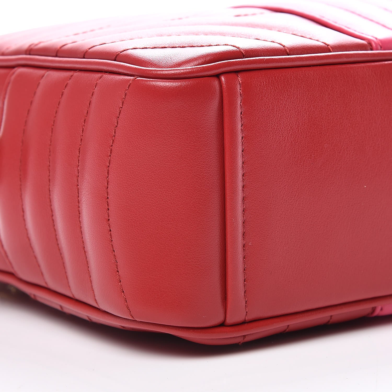 Prada Soft Calfskin Diagramme Crossbody Bag Fuoco Magenta 5 of 9