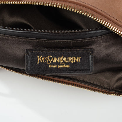 Saint Laurent Calfskin Large Vanity Bowler Camel 12 of 15