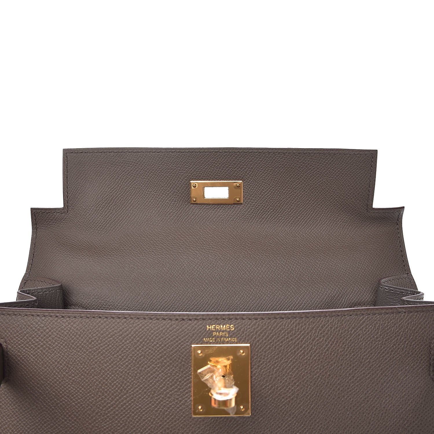 Hermes Epsom Kelly Sellier 28 Etain 22 of 37