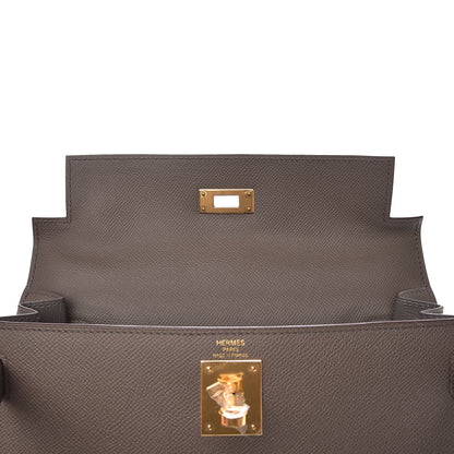 Hermes Epsom Kelly Sellier 28 Etain 22 of 37