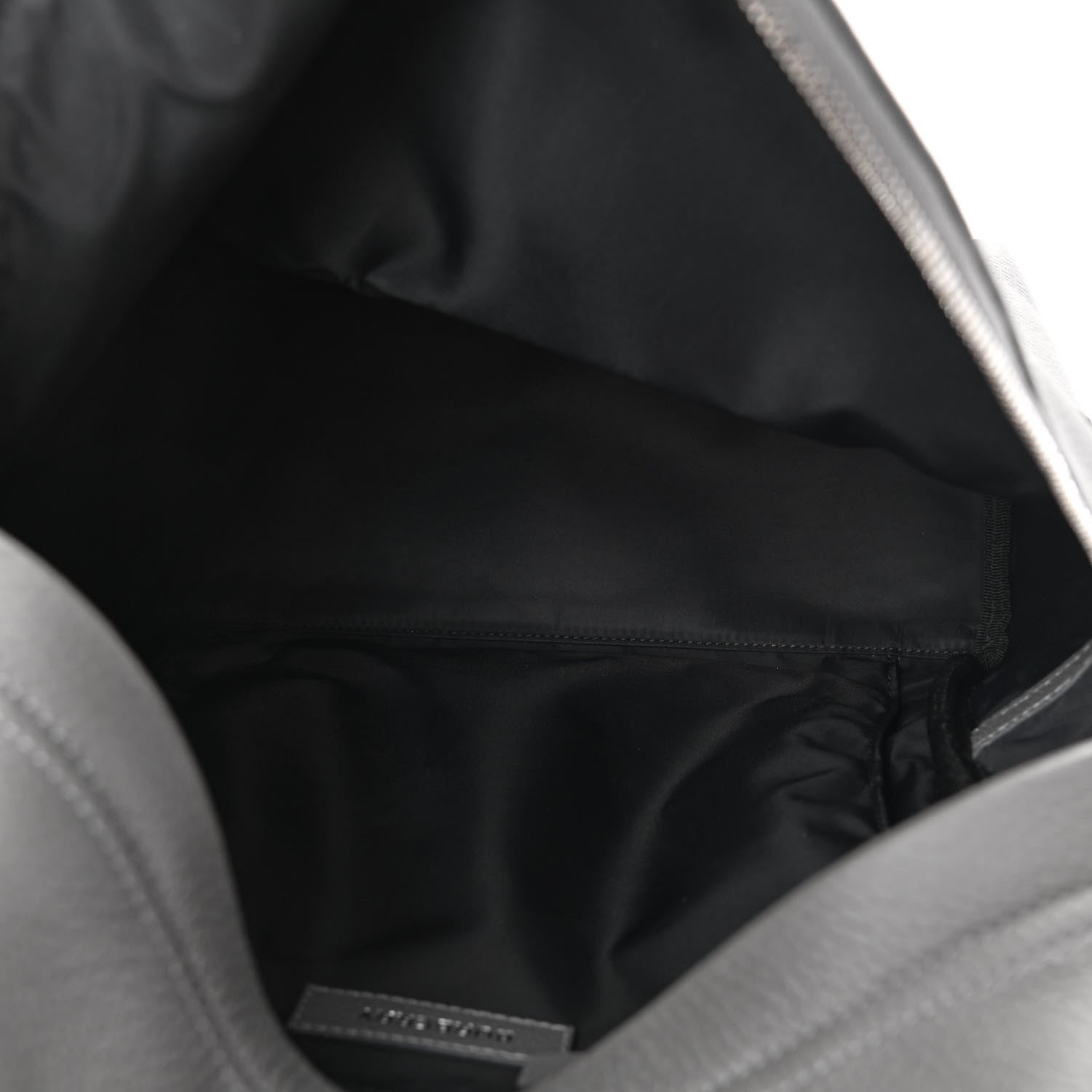 Burberry Calfskin Logo Embossed Backpack Black 5 of 15