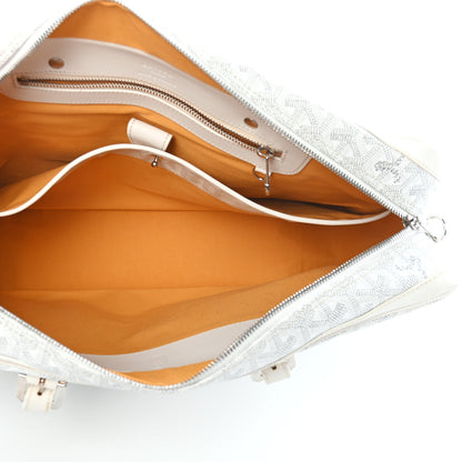 Goyard Goyardine Ambassade MM Briefcase White 4 of 7
