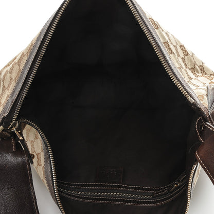 Gucci Monogram Web Studded Pelham Shoulder Bag Dark Brown 5 of 6
