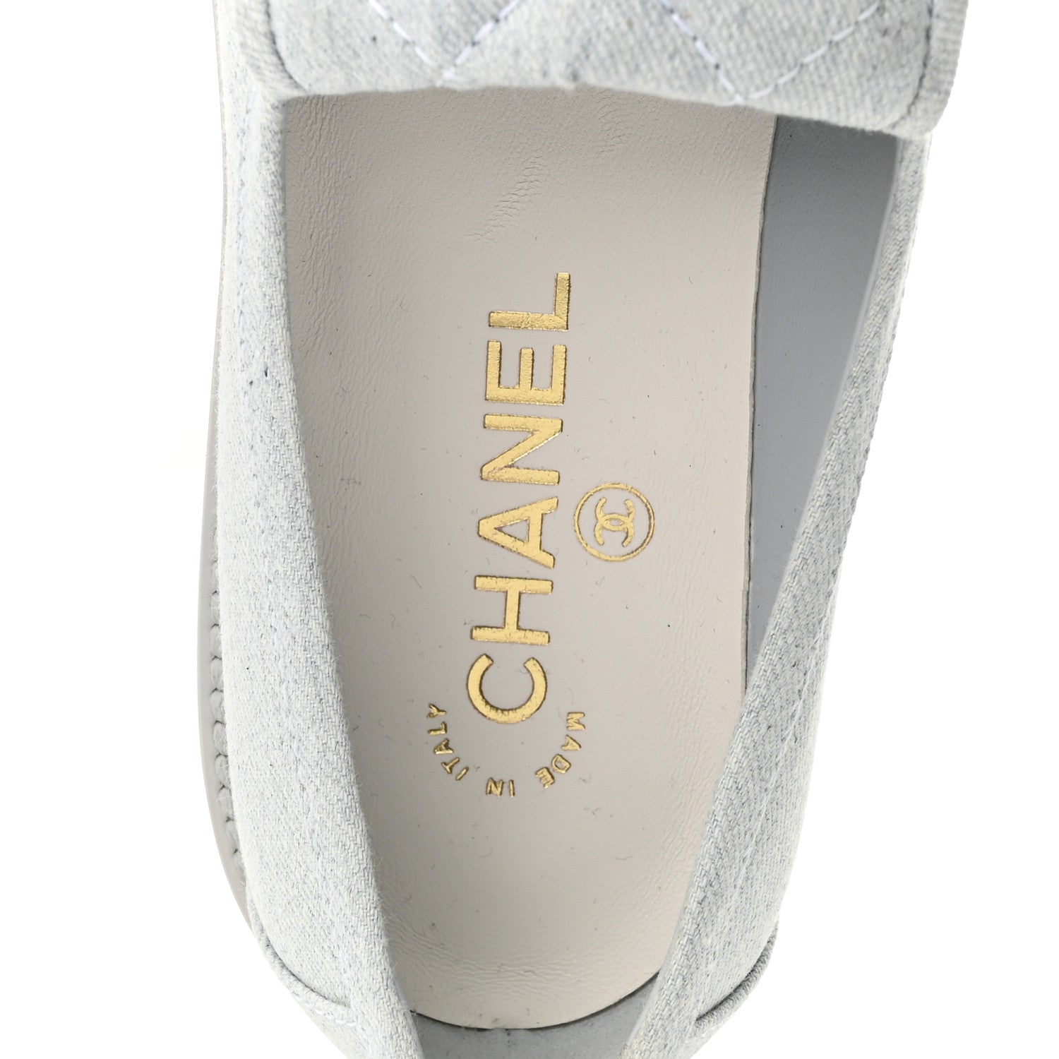 Chanel Denim CC Turnlock Loafers 40 Blue 8 of 10