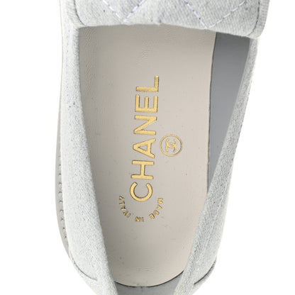 Chanel Denim CC Turnlock Loafers 40 Blue 8 of 10