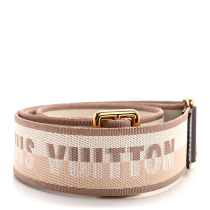Louis Vuitton Jacquard Speedy Bandouliere 20 Shoulder Strap Beige Brown 2 of 6