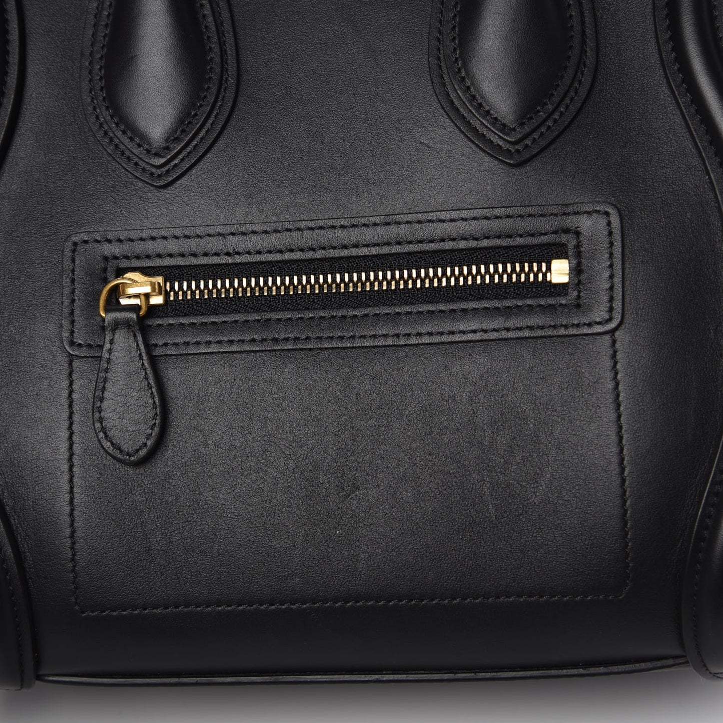 Smooth Calfskin Micro Luggage Black