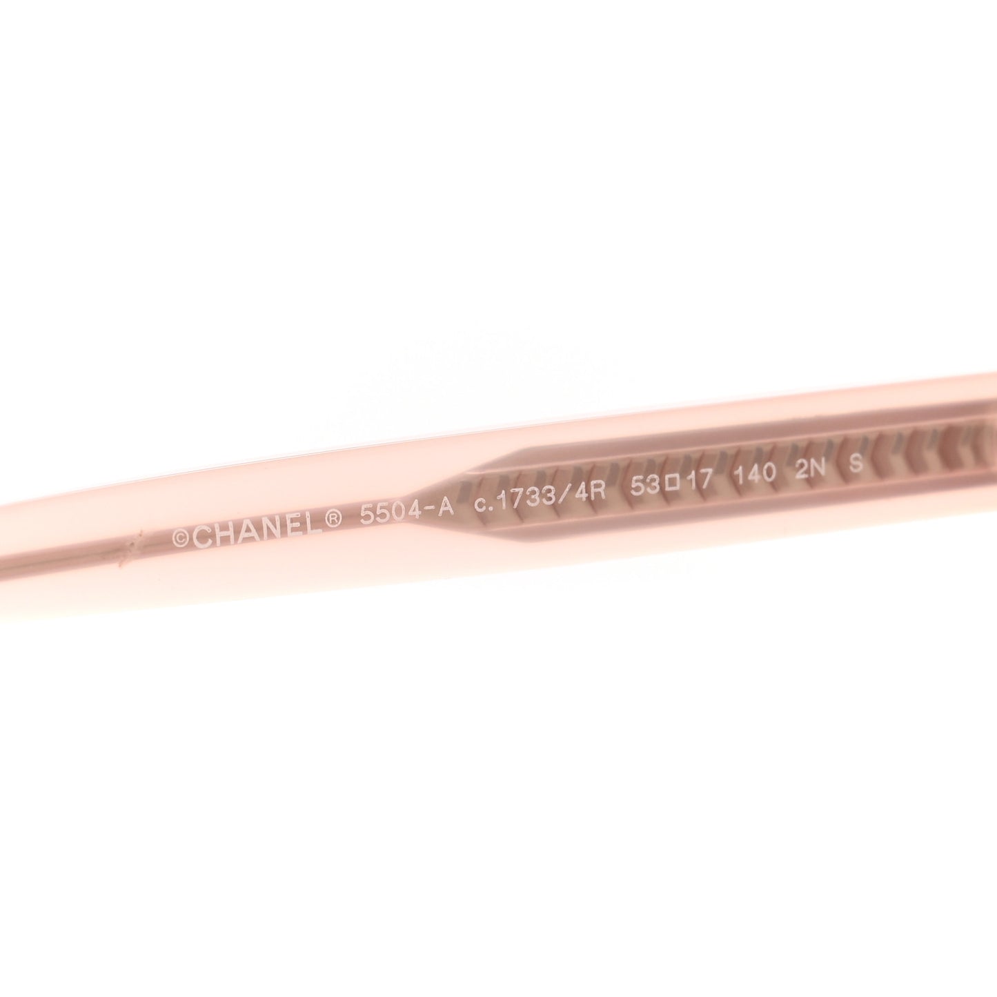 Acetate Square Sunglasses 5505 Light Pink