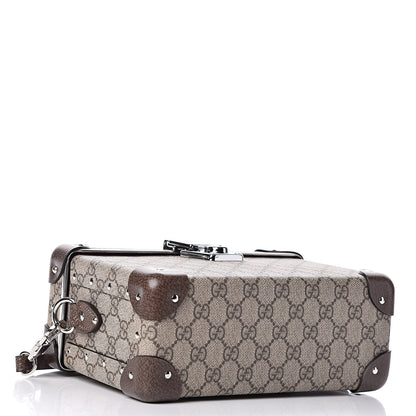 Gucci GG Supreme Monogram Globe-Trotter Beauty Case Brown 4 of 10