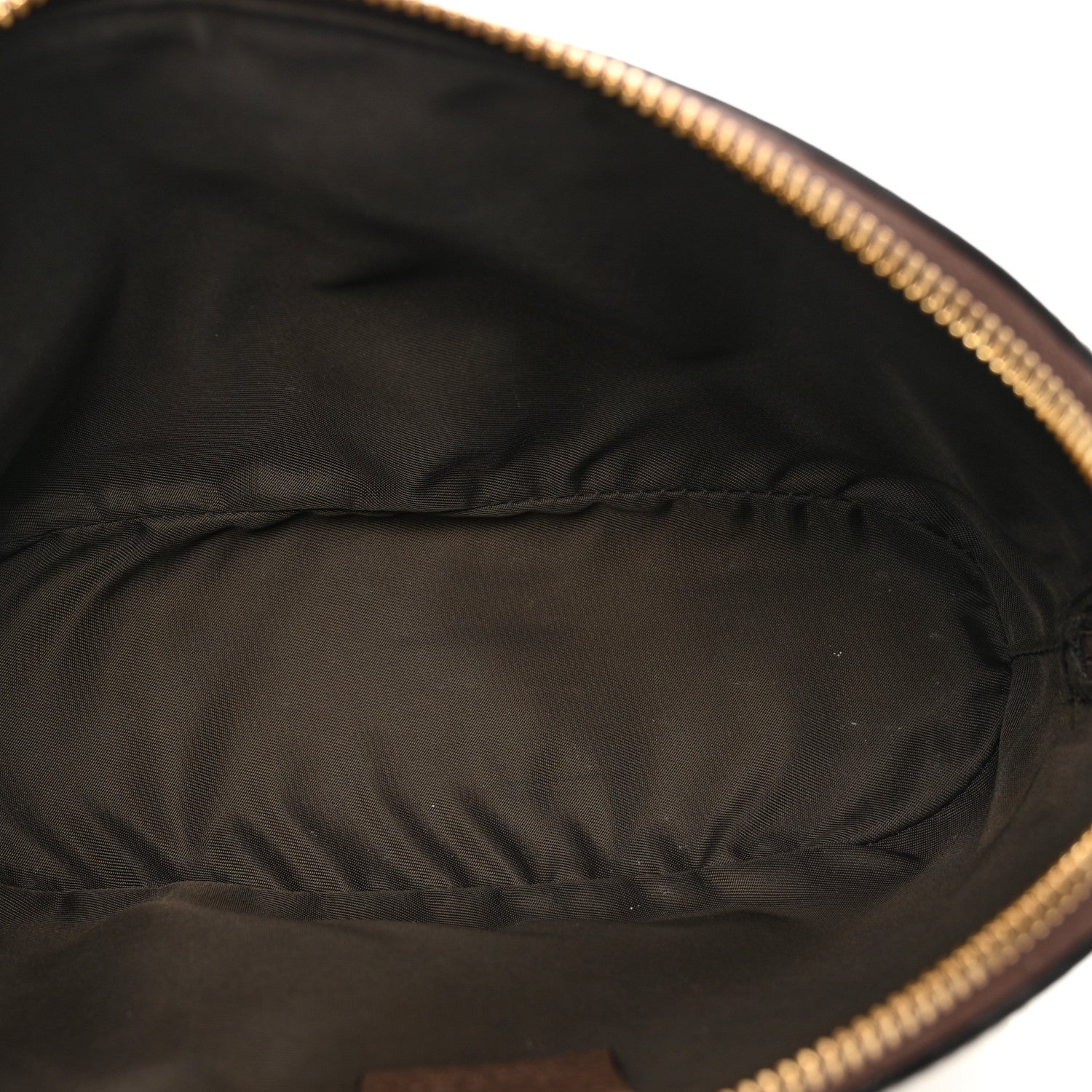 Gucci GG Supreme Monogram Textured Calfskin Web Large Ophidia Cosmetic Case Beige Ebony New Acero 5 of 7