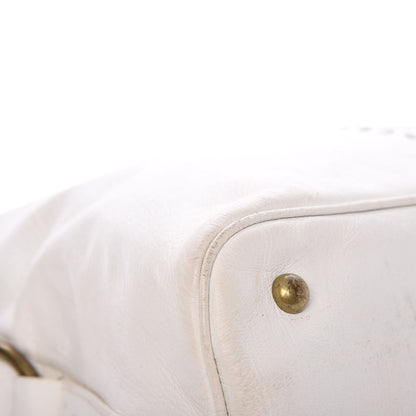 Saint Laurent Calfskin Oversized Muse White 22 of 25