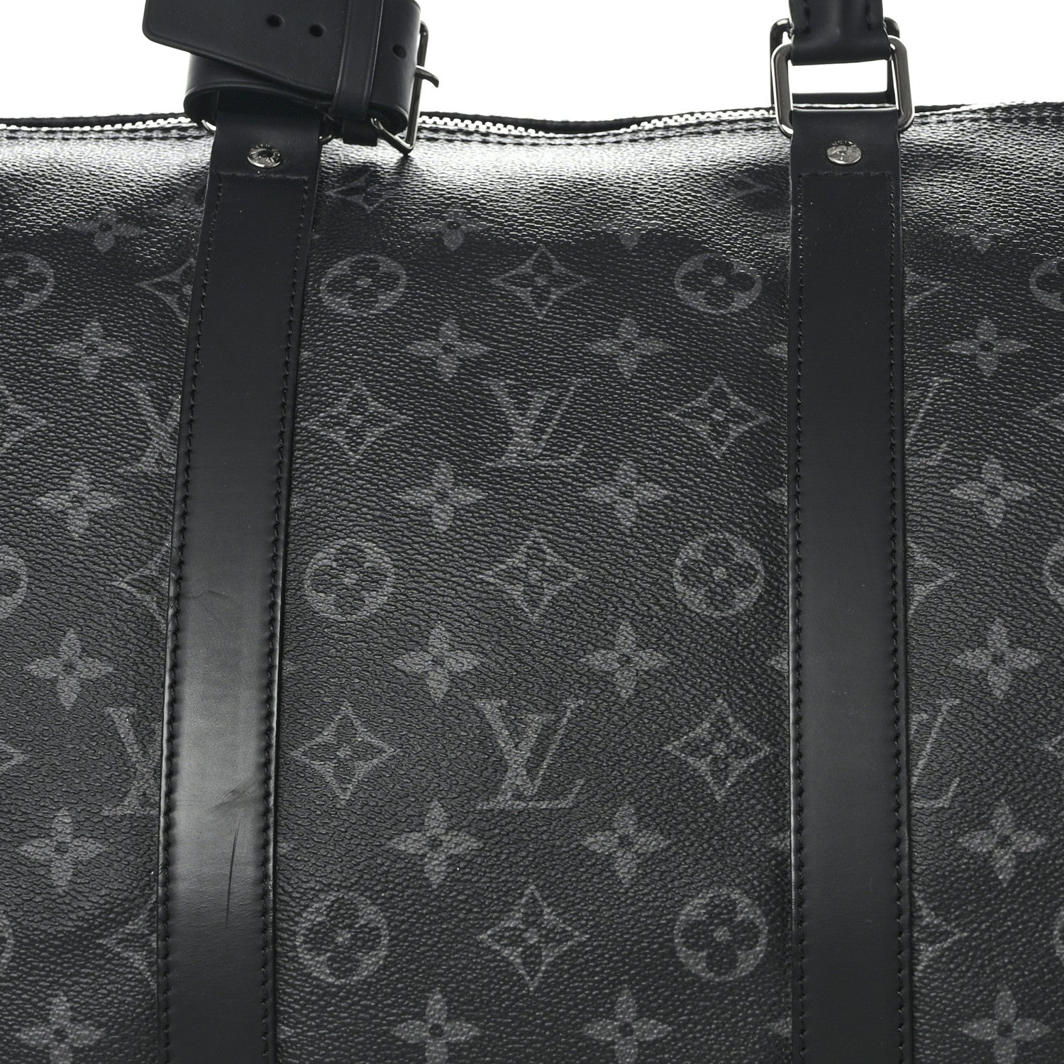 Louis Vuitton Monogram Eclipse Keepall Bandouliere 55 7 of 9
