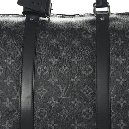 Louis Vuitton Monogram Eclipse Keepall Bandouliere 55 7 of 9