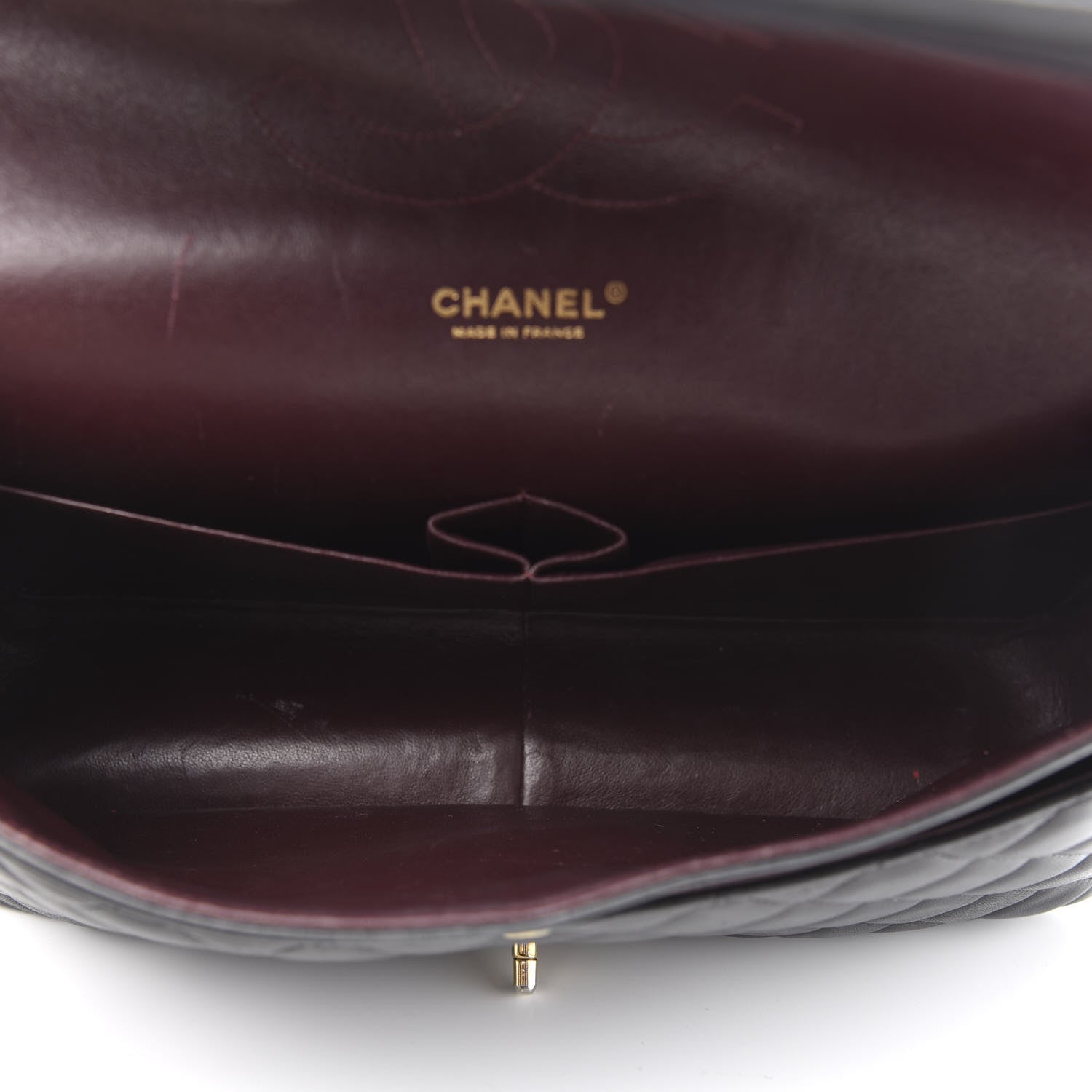 Chanel Lambskin Quilted Maxi Double Flap Black 6 of 20